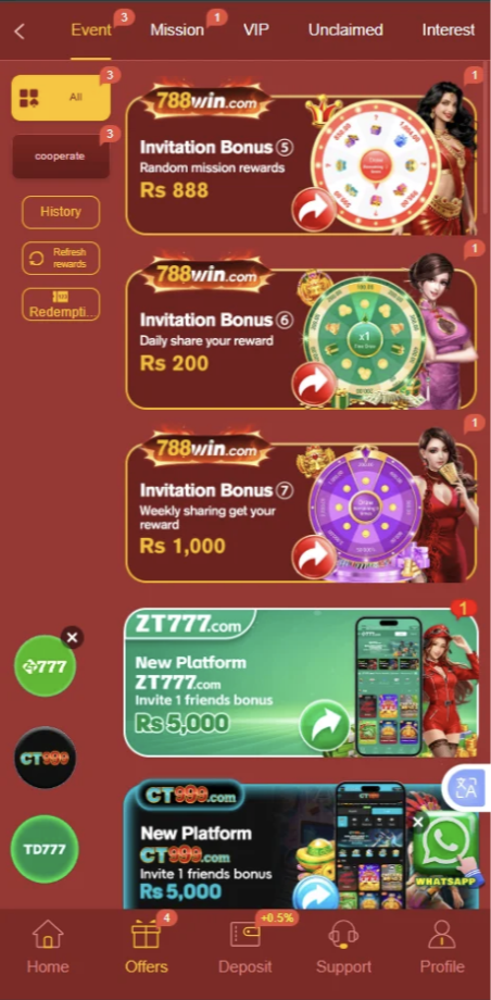 788win Game APK interface showing real cash games, fast withdrawal options, and user-friendly gameplay.