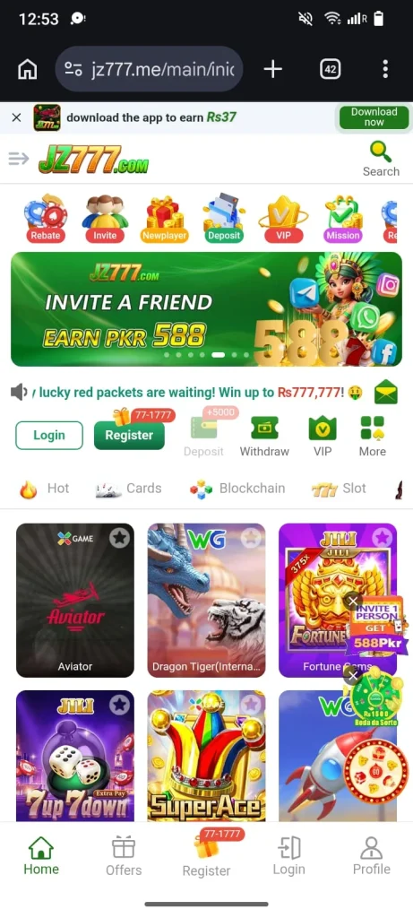 JZ777 Game Casino APK Download Latest Version For Android